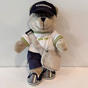 STARBUCKS New York Messenger Bearista Bear 2008